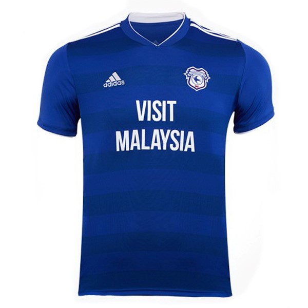 Camiseta Cardiff City Replica Primera Ropa 2018/19 Azul